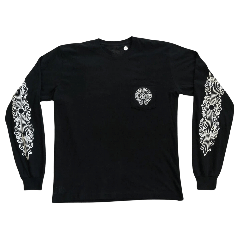Chrome Hearts Horse Shoe L/S T-shirt Black