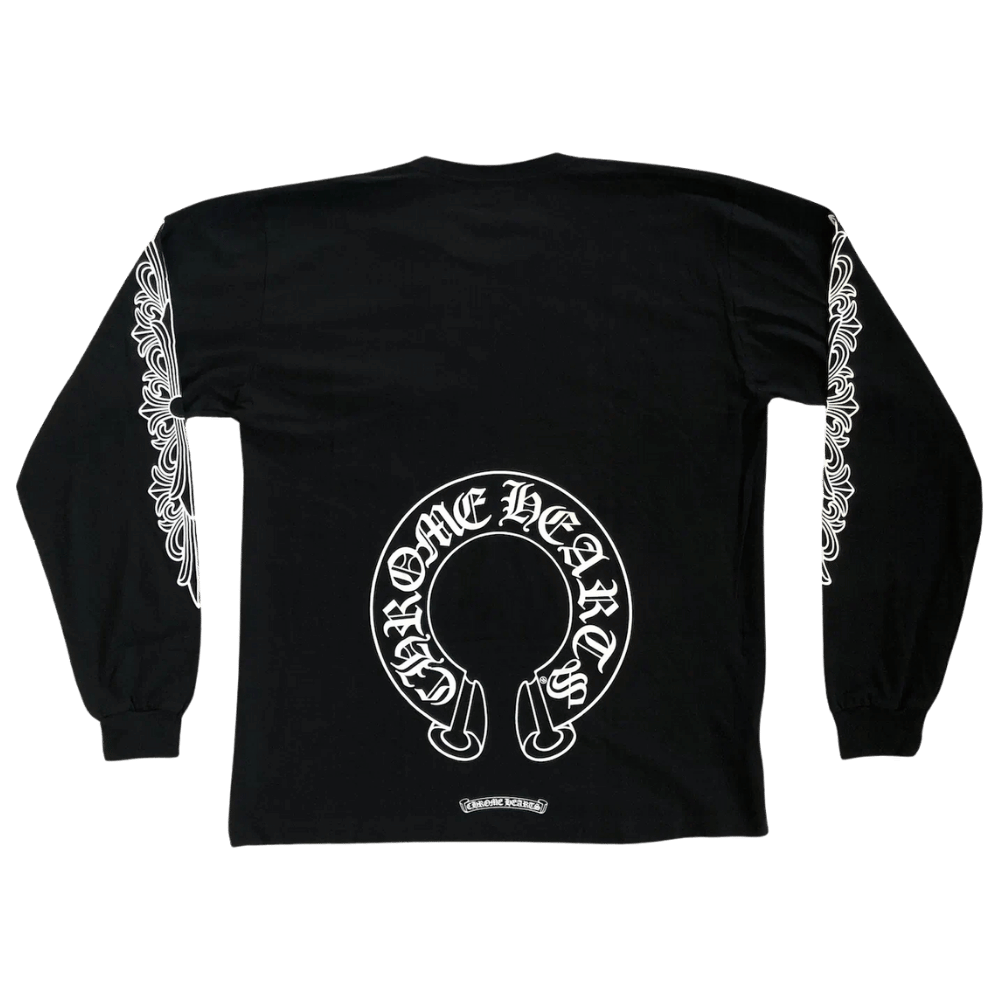 Chrome Hearts Horse Shoe L/S T-shirt Black