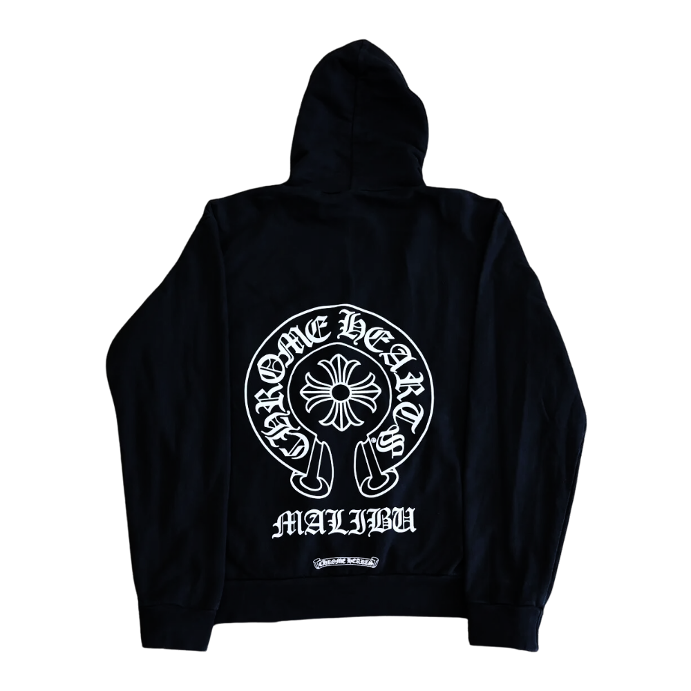 Chrome Hearts Malibu Exclusive Horseshoe Hoodie Black