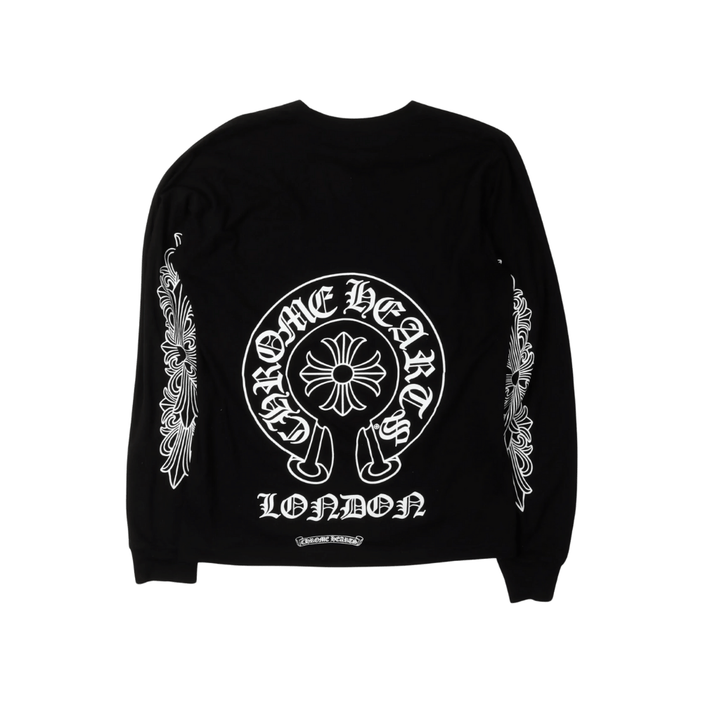 Chrome Hearts London Exclusive Horseshoe L/S T-Shirt Black