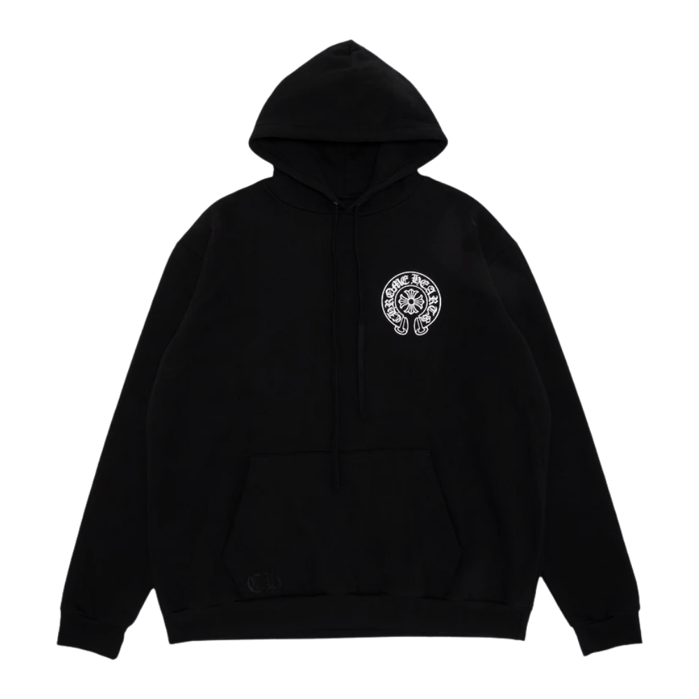 chrome hearts horseshoe seoul hoodie black