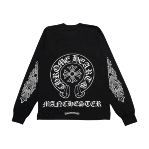 Chrome Hearts Manchester Exclusive HorseShoe Pocket Logo L/S T Shirt Black