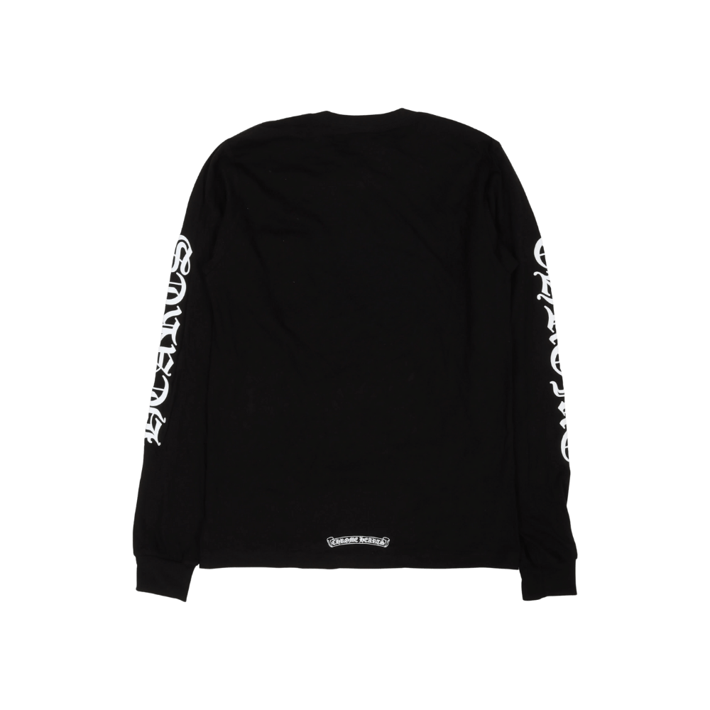 Chrome Hearts Neck Logo Long-Sleeve T-Shirt Black