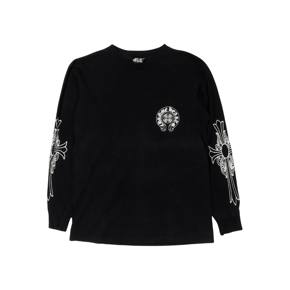 Chrome Hearts New York Longsleeve Pocket Shirt Black