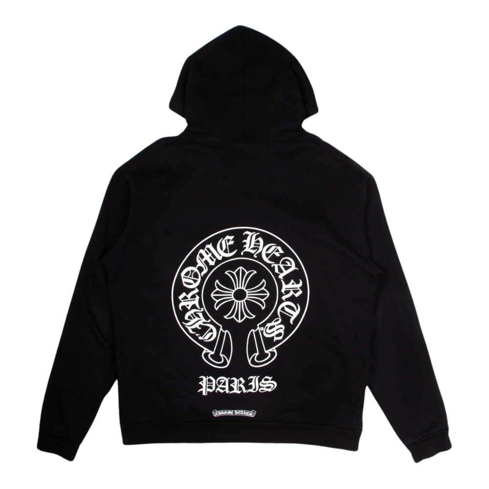 Chrome Hearts Paris Exclusive Hoodie Black