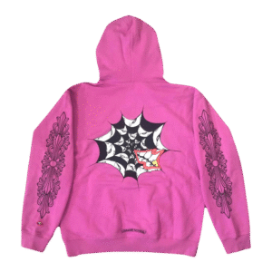 Chrome Hearts Matty Boy Spider Web Hoodie Purple