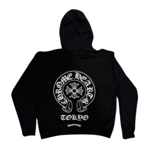 Chrome Hearts Tokyo Exclusive Zip Horseshoe Hoodie Black