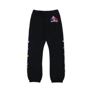 Chrome Hearts Cross Sweatpants 'Black/Multicolor' - F