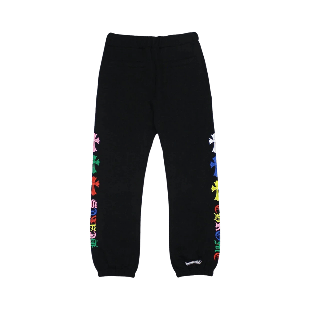Chrome Hearts Cross Sweatpants 'Black/Multicolor'