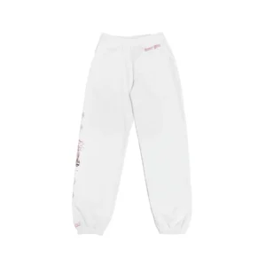 Chrome Hearts Deadly Doll Horseshoe White Sweatpants - F
