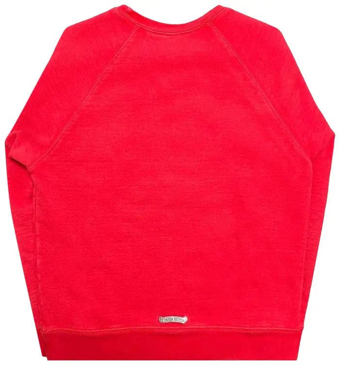 Chrome Hearts King Taco Crewneck Sweatshirt Red - B
