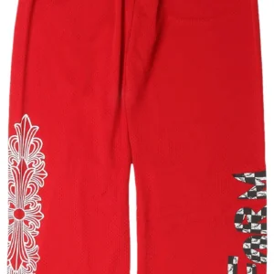 Chrome Hearts Matty Boy Mesh Sweatpant 'Red' - F