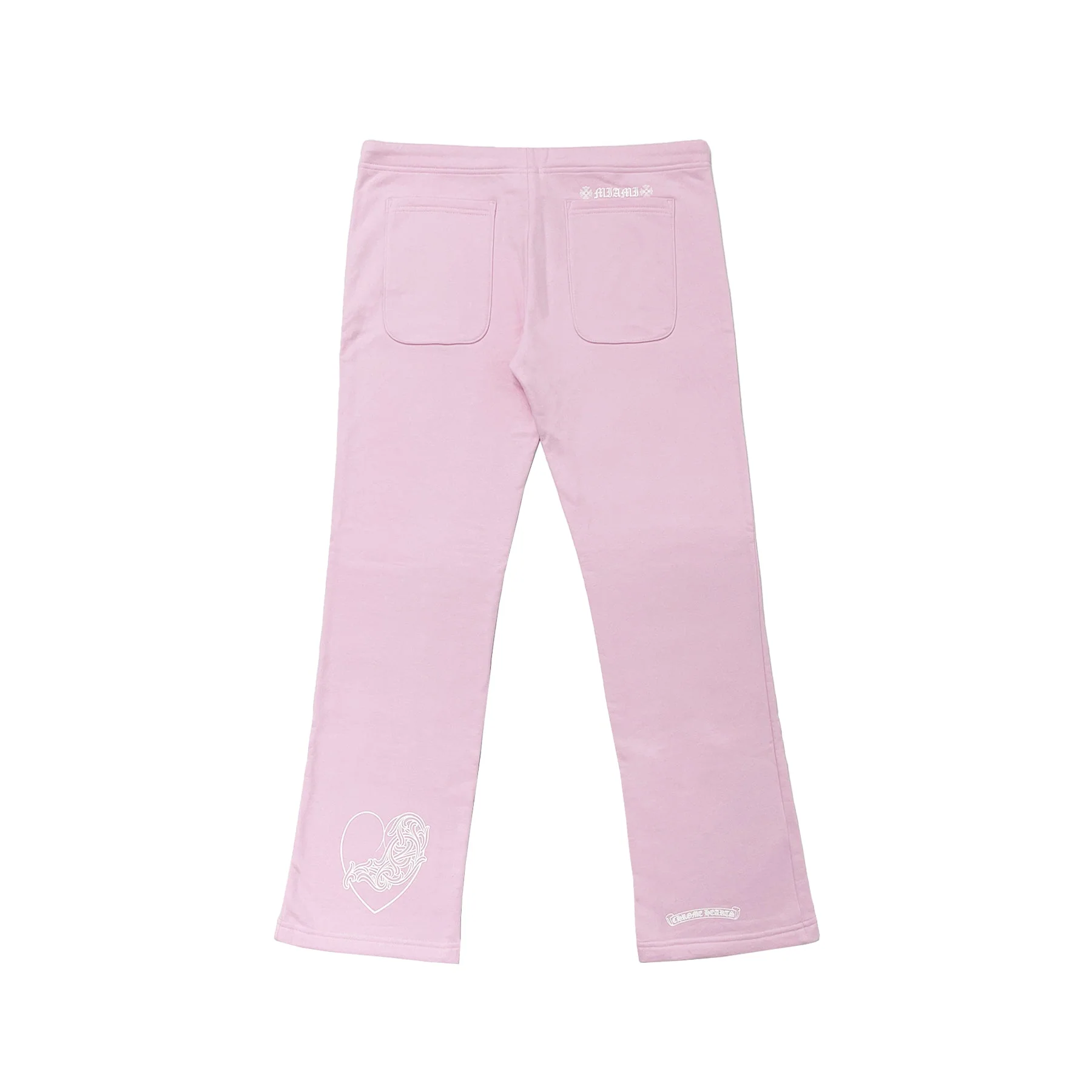 Chrome Hearts Miami Art Basel Exclusive Vine Heart Horseshoe Sweatpants - B