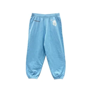 Chrome Hearts Miami Exclusive Blue Dagger Logo Sweatpants - F