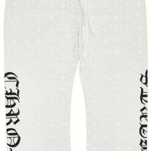 Chrome Hearts Monogram Sweatpants White - F