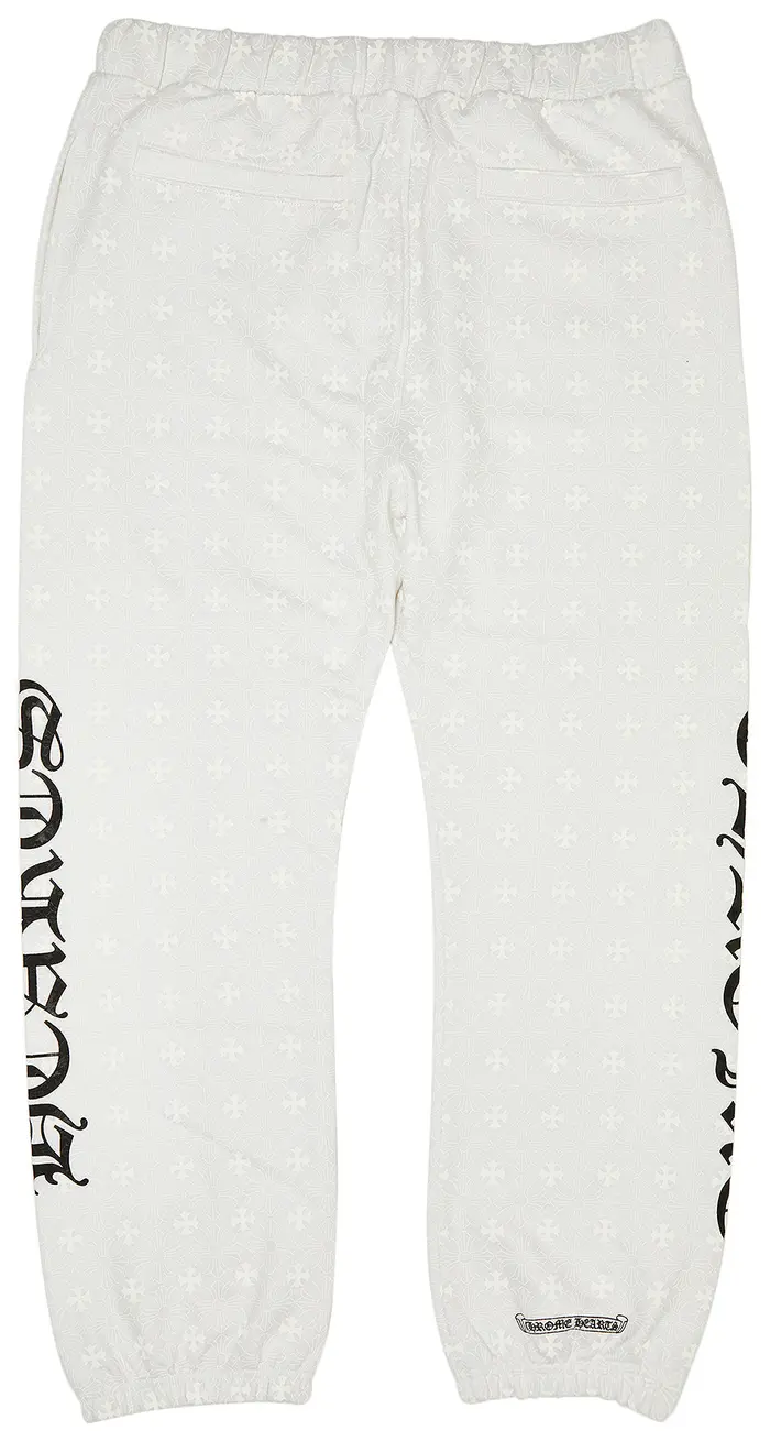 Chrome Hearts Monogram Sweatpants White - B