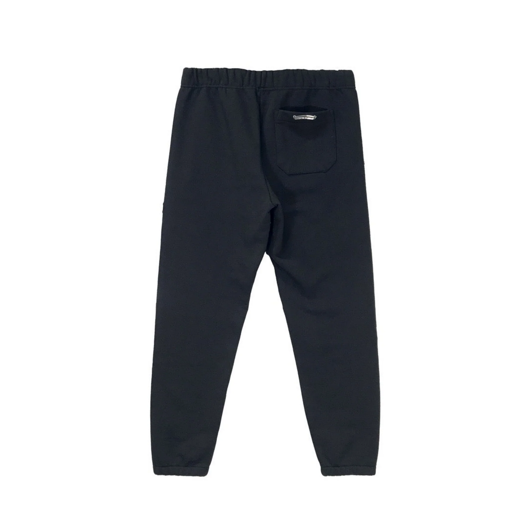 Chrome Hearts Navy Triple Red Leather Cross Patch Sweatpants - B