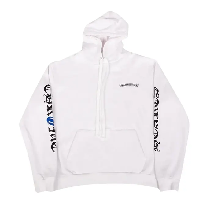 Chrome Hearts Rolling Stones Hoodie 'White & Blue' - F