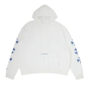 Chrome Hearts x Drake Friends & Family Hoodie 'White & Blue' - F
