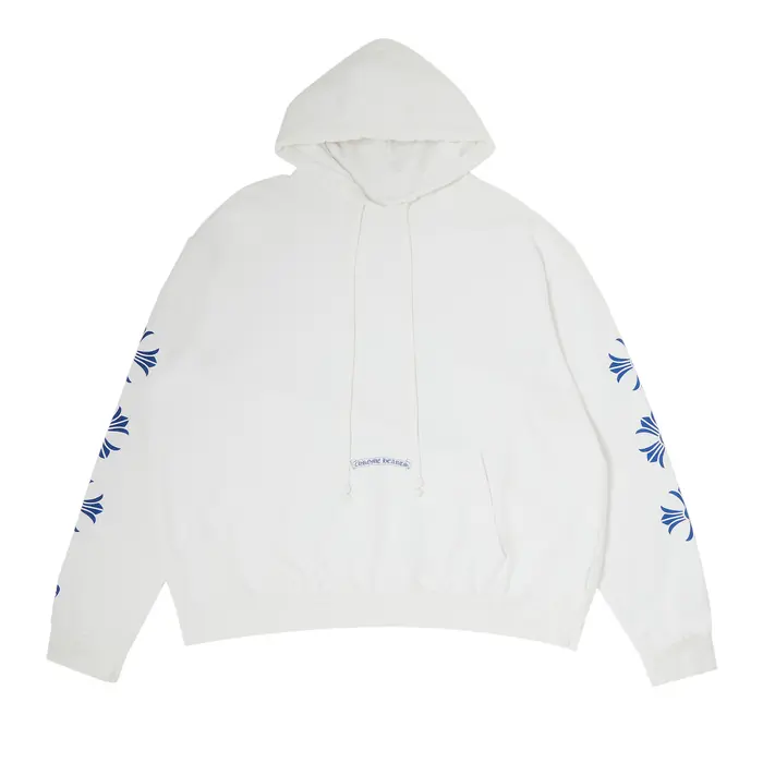 Chrome Hearts x Drake Friends & Family Hoodie 'White & Blue' - F
