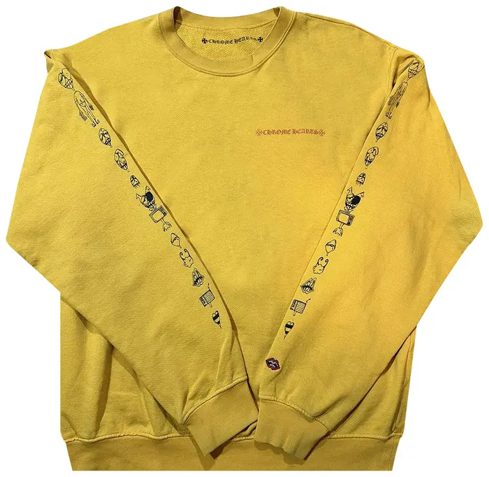 Chrome Hearts x Matty Boy Call Me Sweatshirt 'Yellow' - F