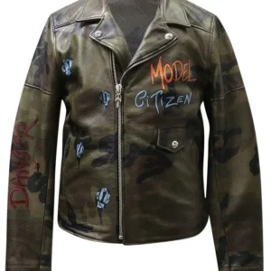 Chrome Hearts x Matty Boy Camoflauge Leather Biker Jacket 'Multicolor' - F