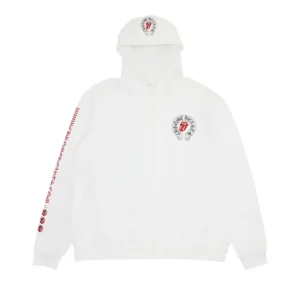 Chrome Hearts x Rolling Stone Lips Online Exclusive Hoodie 'White' - F