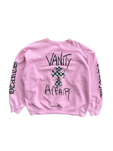 Chrome Hearts Matty Boy Pink Vanity Affair Sweater - B