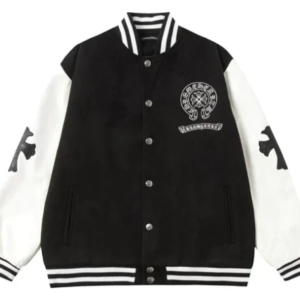 Chrome Hearts New Varsity Jacket Black/White - F