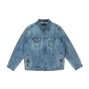 Chrome Hearts Blue Denim Jeans Jacket - F