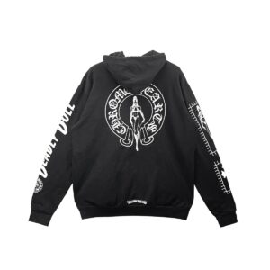 Chrome Hearts Deadly Doll Comic Horseshoe Hoodie - B