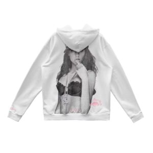 Chrome Hearts Laurie Lynn Stark Love You Portrait Pink Letter Hoodie - B
