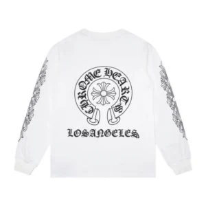 Chrome Hearts Los Angeles White L & S T-Shirt - B