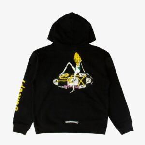 Chrome Hearts Sex Records Hoodie Black & Yellow - B