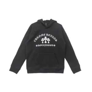 Chrome Hearts Triple Cross Hoodie Black - F