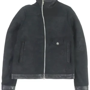 Chrome Hearts WARTHOG Leather Jacket 'Black' - F